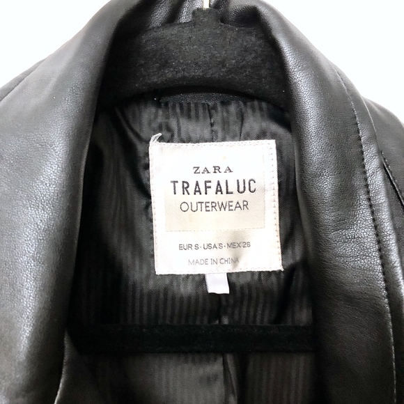 🌟 Zara Trafaluc Women's Moto Leather Jacket! - Picture 2 of 7